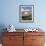 White Boat on the Landing in Harbour at Low Tide with Old Bay Area of Fishing Village-Pearl Bucknall-Framed Photographic Print displayed on a wall