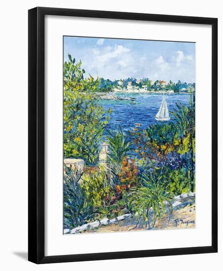 White Boat-Tania Forgione-Framed Giclee Print