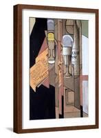 White Bordeaux, 1913-Juan Gris-Framed Giclee Print