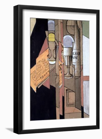 White Bordeaux, 1913-Juan Gris-Framed Giclee Print