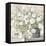 White Bouquet Gray Vase-Julia Purinton-Framed Stretched Canvas