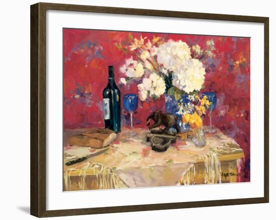 White Bouquet-Allayn Stevens-Framed Art Print