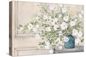 White Bouquet-Julia Purinton-Stretched Canvas