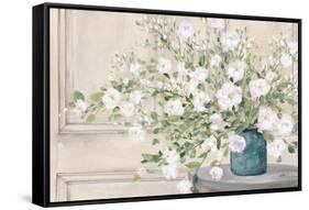 White Bouquet-Julia Purinton-Framed Stretched Canvas