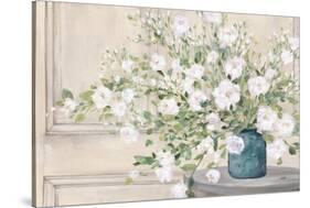 White Bouquet-Julia Purinton-Stretched Canvas