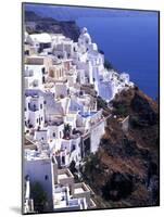 White Buildings in Oia Santorini, Athens, Greece-Bill Bachmann-Mounted Photographic Print