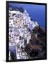 White Buildings in Oia Santorini, Athens, Greece-Bill Bachmann-Framed Photographic Print