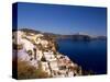 White Buildings on the Cliffs in Oia, Santorini, Greece-Bill Bachmann-Stretched Canvas