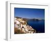 White Buildings on the Cliffs in Oia, Santorini, Greece-Bill Bachmann-Framed Photographic Print