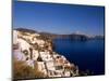 White Buildings on the Cliffs in Oia, Santorini, Greece-Bill Bachmann-Mounted Photographic Print