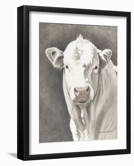 White Bull-Gwendolyn Babbitt-Framed Art Print