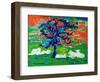 White Bullocks under a Tree-Brenda Brin Booker-Framed Giclee Print