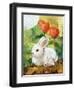 White Bunny Mom & Baby-sylvia pimental-Framed Art Print