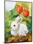 White Bunny Mom & Baby-sylvia pimental-Mounted Art Print