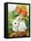 White Bunny Mom & Baby-sylvia pimental-Framed Stretched Canvas