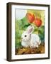 White Bunny Mom & Baby-sylvia pimental-Framed Art Print