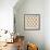 White Burlap Dots-Joanne Paynter Design-Framed Giclee Print displayed on a wall