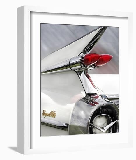 White Cadillac-Richard James-Framed Art Print