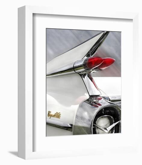 White Cadillac-Richard James-Framed Art Print