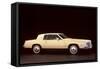 White Cadillac-null-Framed Stretched Canvas