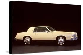 White Cadillac-null-Stretched Canvas