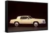 White Cadillac-null-Framed Stretched Canvas