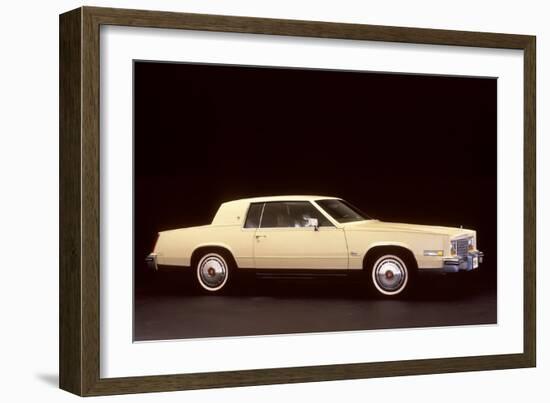 White Cadillac-null-Framed Photographic Print