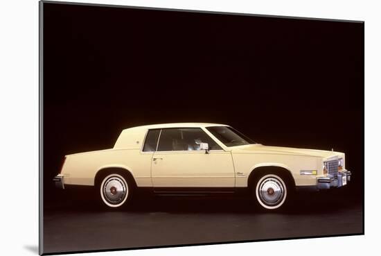 White Cadillac-null-Mounted Photographic Print