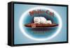 White-Cat Cigars-null-Framed Stretched Canvas