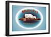 White-Cat Cigars-null-Framed Art Print