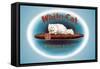 White-Cat Cigars-null-Framed Stretched Canvas