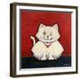 White Cat-Kourosh-Framed Photographic Print