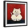 White Cat-Kourosh-Framed Photographic Print