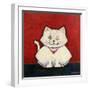 White Cat-Kourosh-Framed Photographic Print