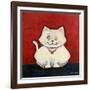 White Cat-Kourosh-Framed Photographic Print