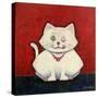 White Cat-Kourosh-Stretched Canvas
