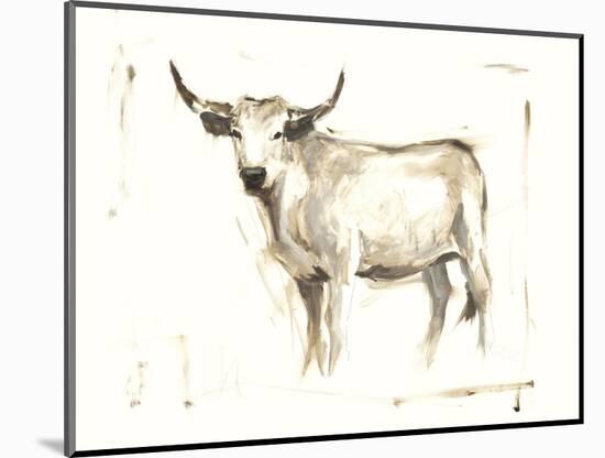 White Cattle II-Ethan Harper-Mounted Art Print