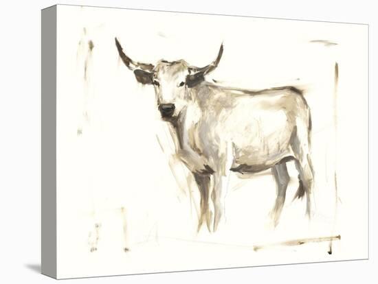 White Cattle II-Ethan Harper-Stretched Canvas