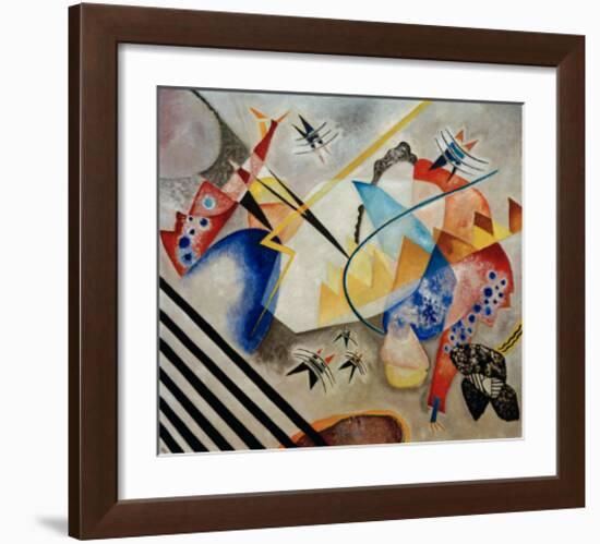 White Centre, 1921-Wassily Kandinsky-Framed Giclee Print