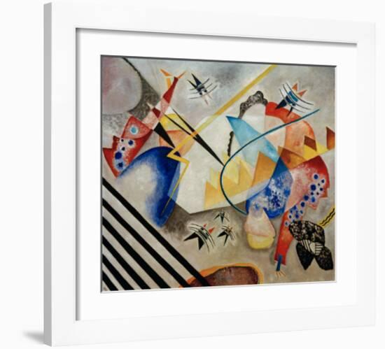 White Centre, 1921-Wassily Kandinsky-Framed Giclee Print