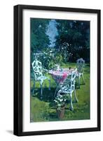 White Chairs at Belchester, 1997-Susan Ryder-Framed Giclee Print