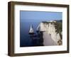 White Chalk Cliffs, Etretat, Cote d'Albatre, Normandy, France-Philip Craven-Framed Photographic Print