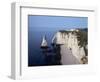 White Chalk Cliffs, Etretat, Cote d'Albatre, Normandy, France-Philip Craven-Framed Photographic Print