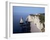 White Chalk Cliffs, Etretat, Cote d'Albatre, Normandy, France-Philip Craven-Framed Photographic Print