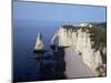 White Chalk Cliffs, Etretat, Cote d'Albatre, Normandy, France-Philip Craven-Mounted Photographic Print