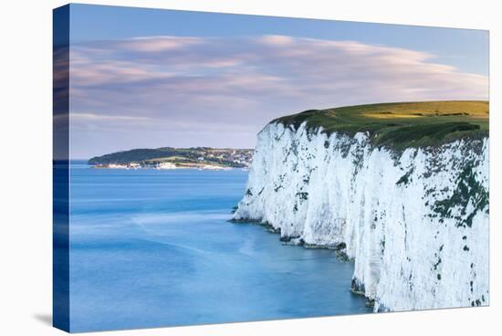 White Chalk Cliffs Near Old Harry Rocks, Jurassic Coast, Dorset, England, United Kingdom-John Alexander-Stretched Canvas