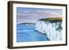 White Chalk Cliffs Near Old Harry Rocks, Jurassic Coast, Dorset, England, United Kingdom-John Alexander-Framed Photographic Print