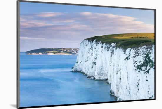 White Chalk Cliffs Near Old Harry Rocks, Jurassic Coast, Dorset, England, United Kingdom-John Alexander-Mounted Photographic Print