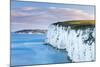 White Chalk Cliffs Near Old Harry Rocks, Jurassic Coast, Dorset, England, United Kingdom-John Alexander-Mounted Photographic Print