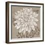 White Chalk Flower 2-Ariane Martine-Framed Art Print